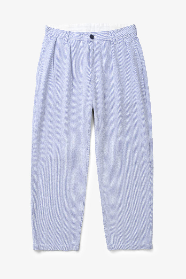 Service Works - Seersucker Part Timer Pant - Navy Stripe