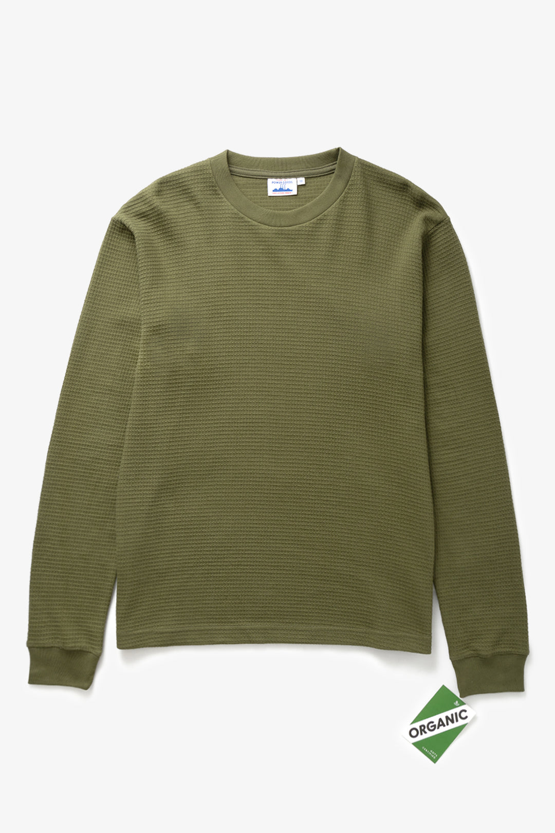 Power Goods Thermal Waffle Long Sleeve Tee Olive – Blacksmith