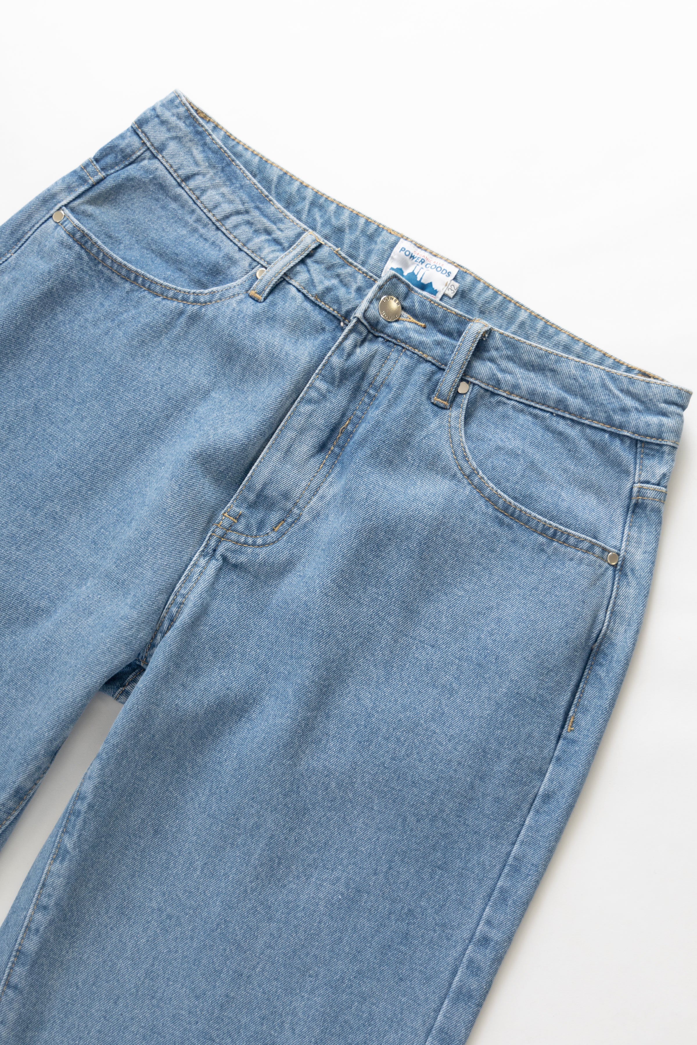 Power Goods - 90's Jeans - Washed Blue – Blacksmith Store