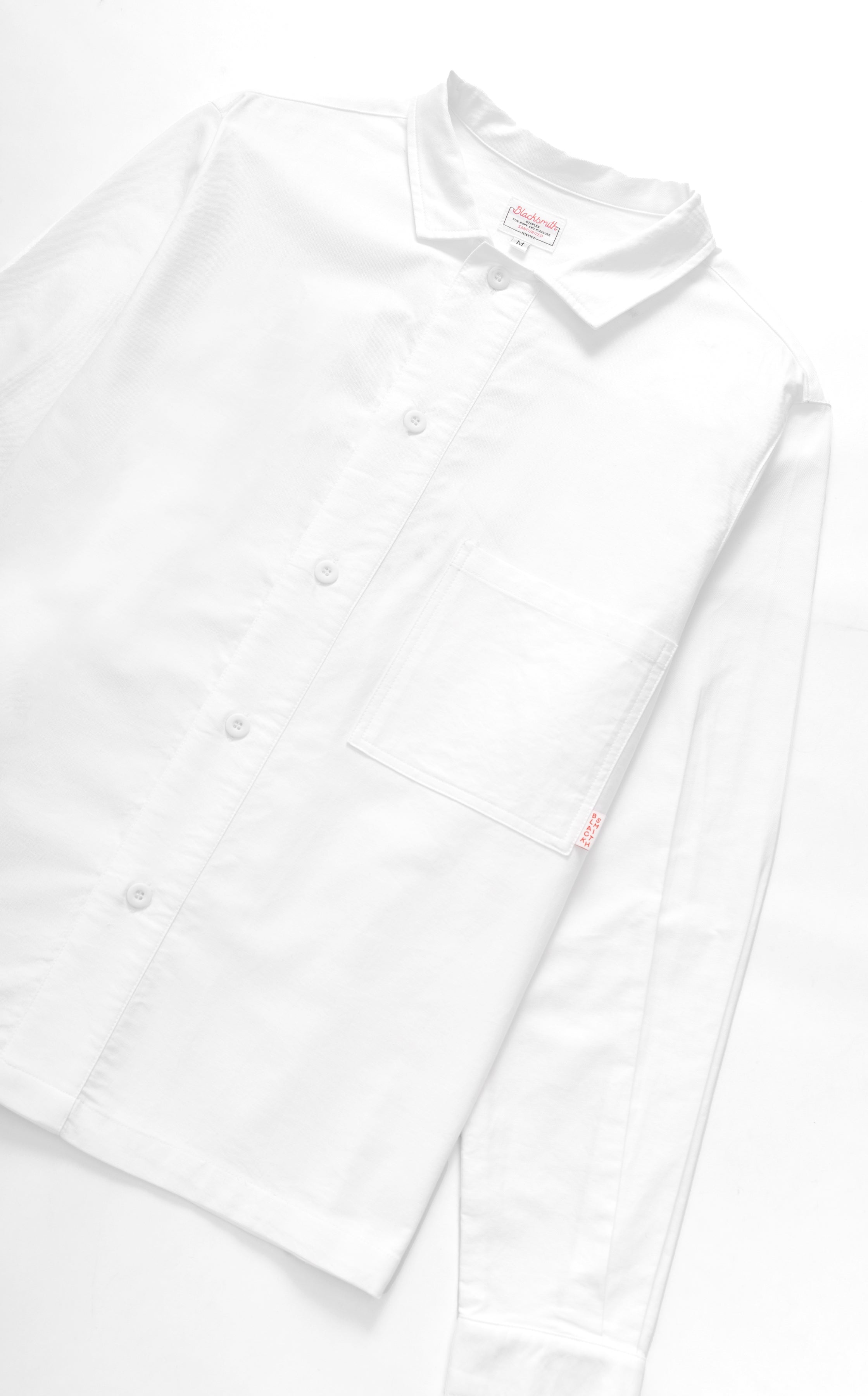Blacksmith - 'Boxford' Utility Shirt - White – Blacksmith Store