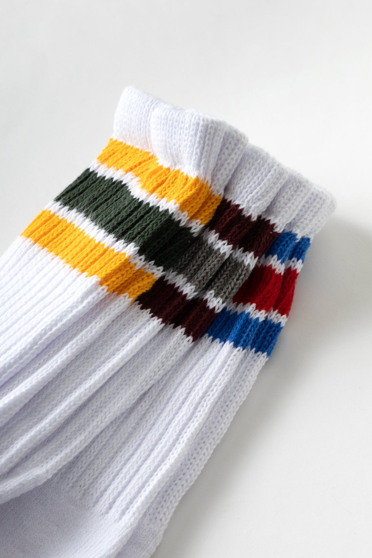 Healthknit - 3 Pack Crew Socks - White Multi Stripe – Blacksmith Store
