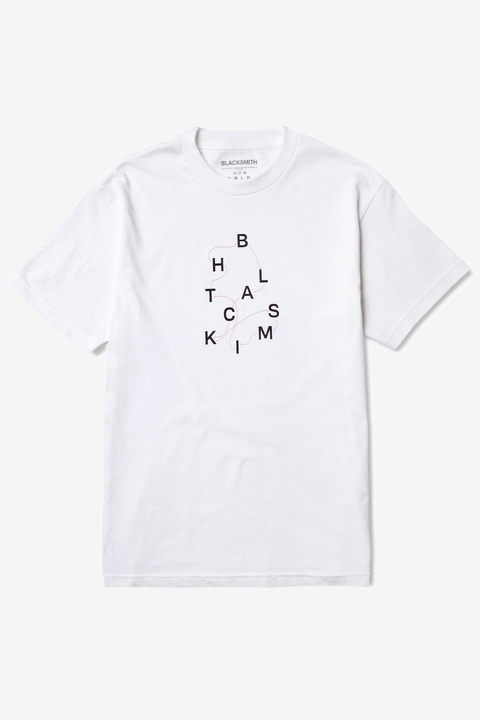 Blacksmith - Hopscotch Tee - White