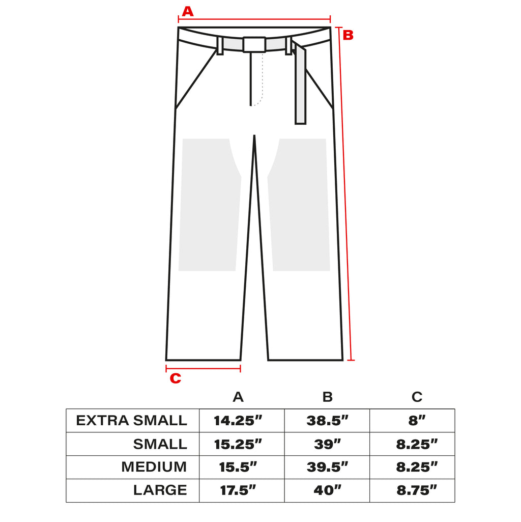 Blacksmith - Double Knee Carpenter Pants - Stone