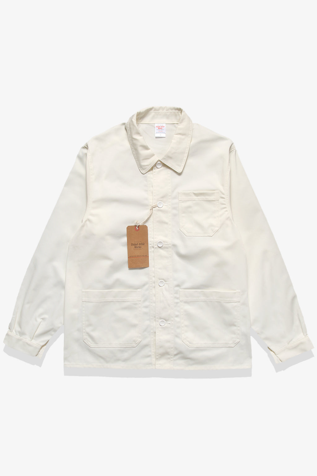 United Athle Works 7452 Coverall Jacket Off White Blacksmith