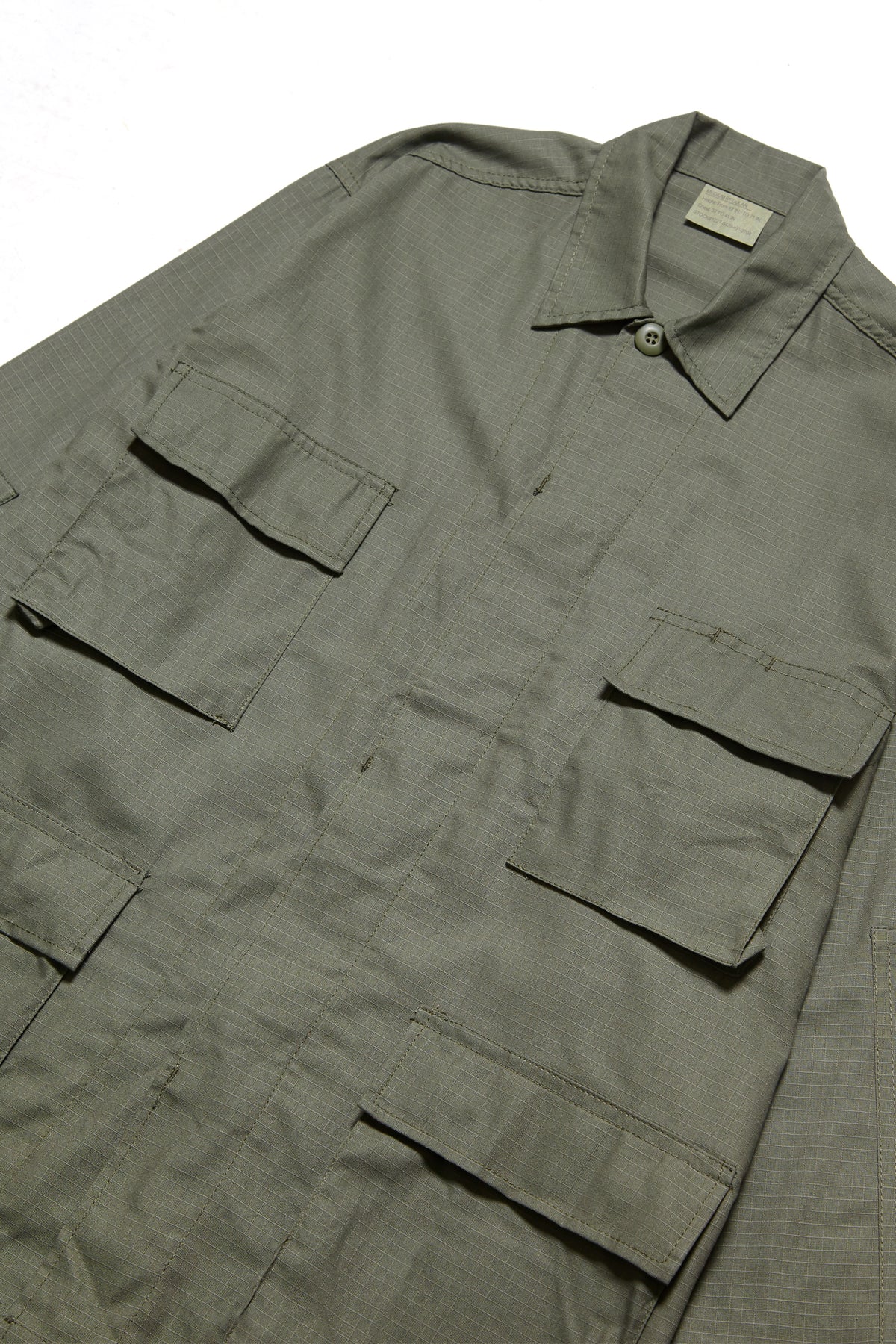 Bdu Ripstop Material Deadstock - BDU Ripstop Overshirt - Olive – Blacksmith Store