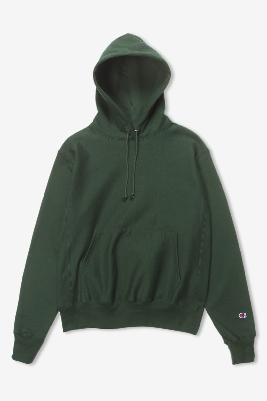 Champion 12oz USA Reverse Weave Hoodie Forest Green