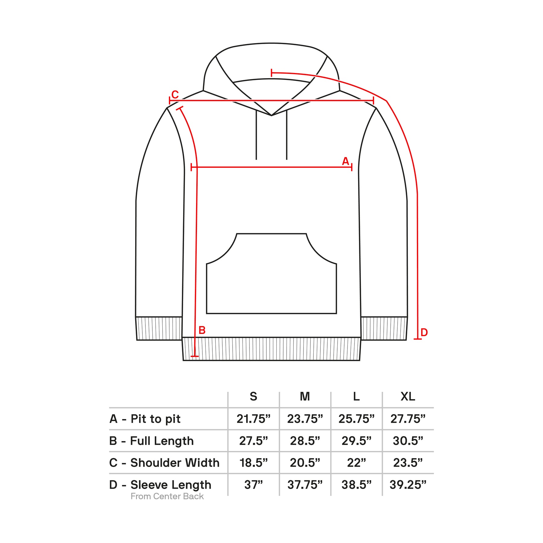 Hooded Sweatshirt Champion Reverse Weave Hoodie Measurements