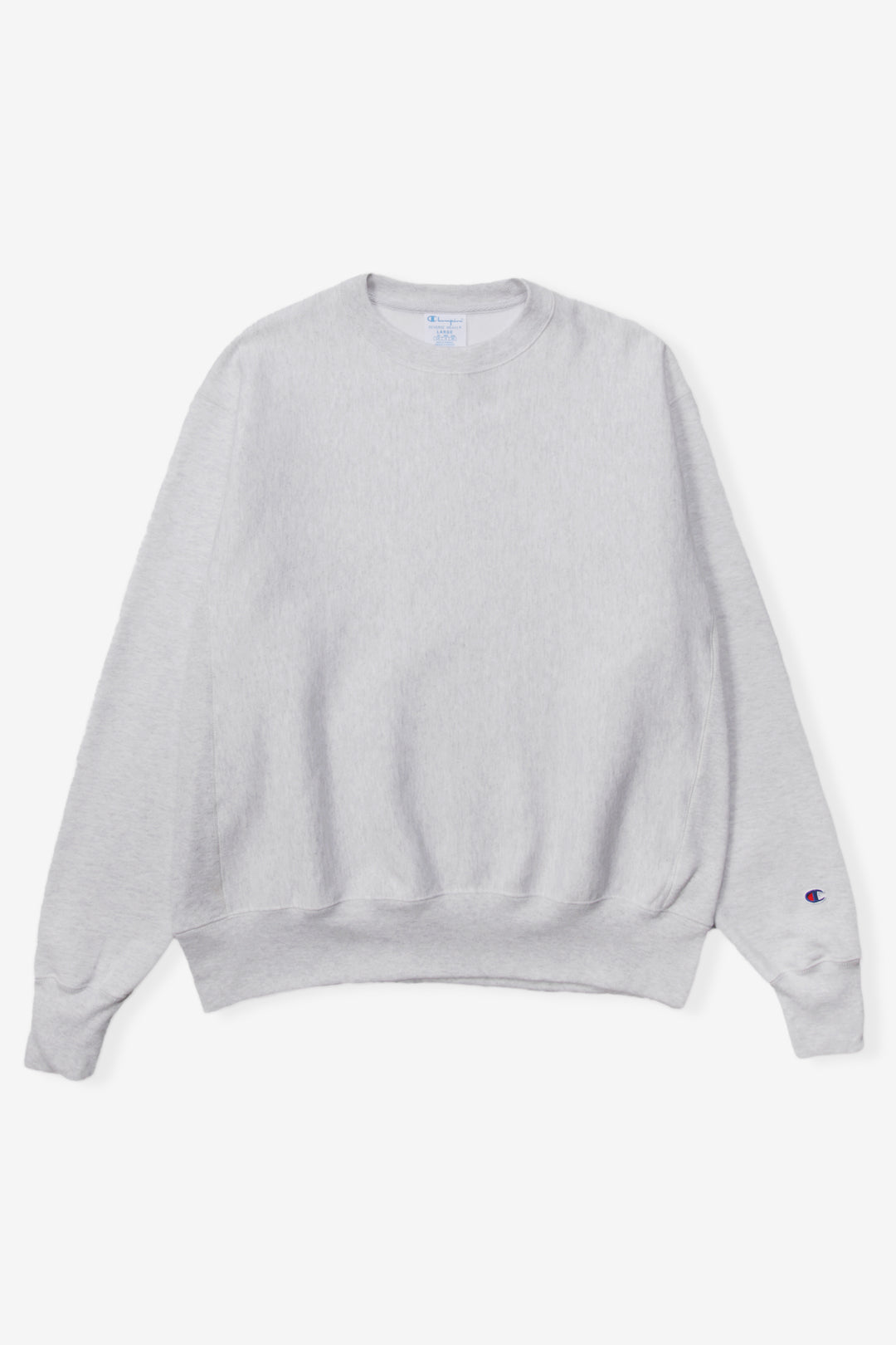 Champion 12oz USA Reverse Weave Crewneck Ash Grey – Blacksmith