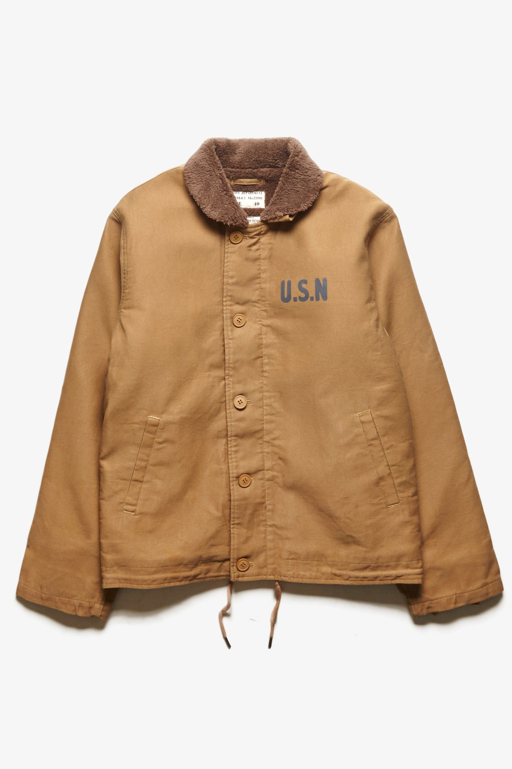 Deadstock - USN N1 Deck Jacket - Khaki