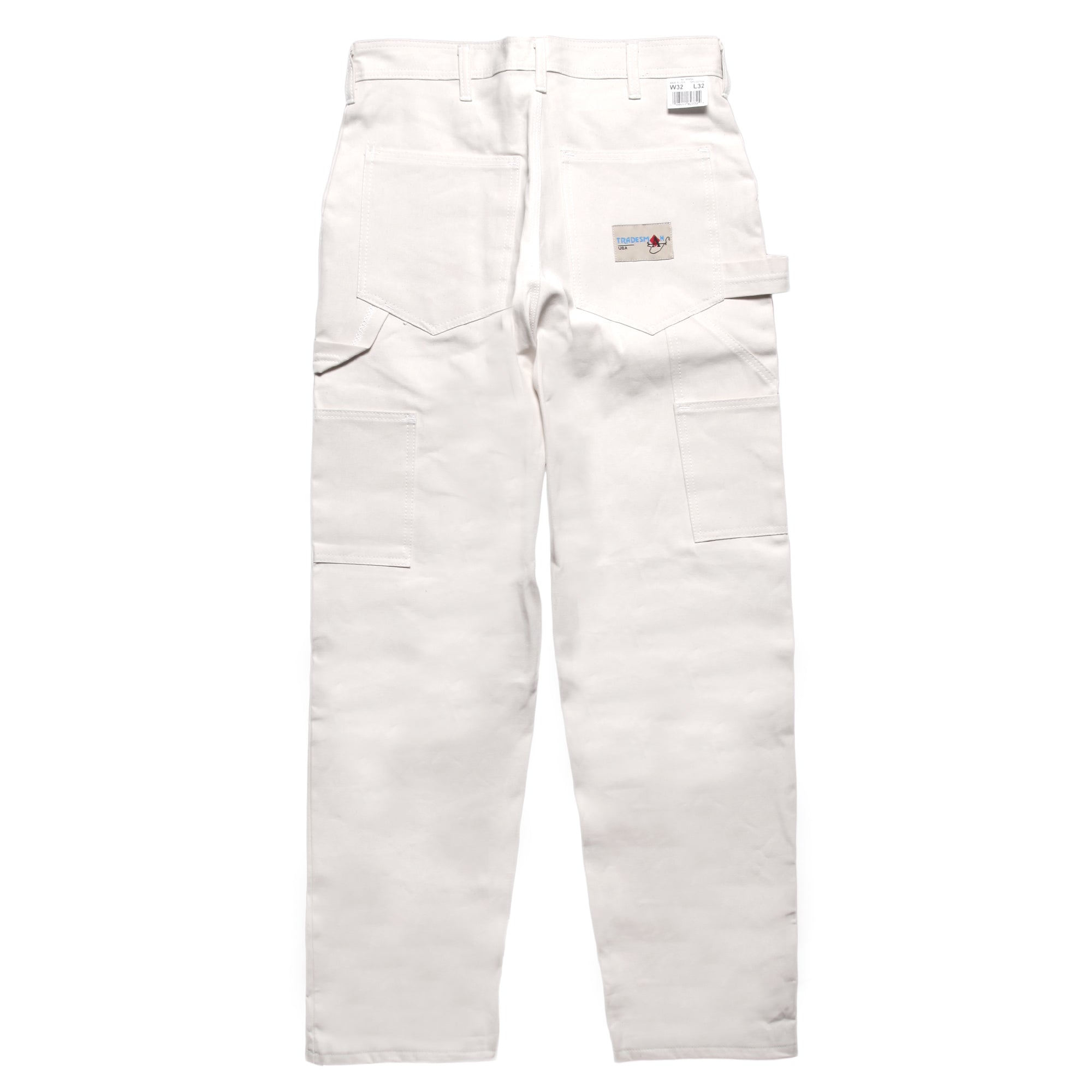Ace Drop Cloth Tradesman Carpenter Pants - White – Blacksmith Store