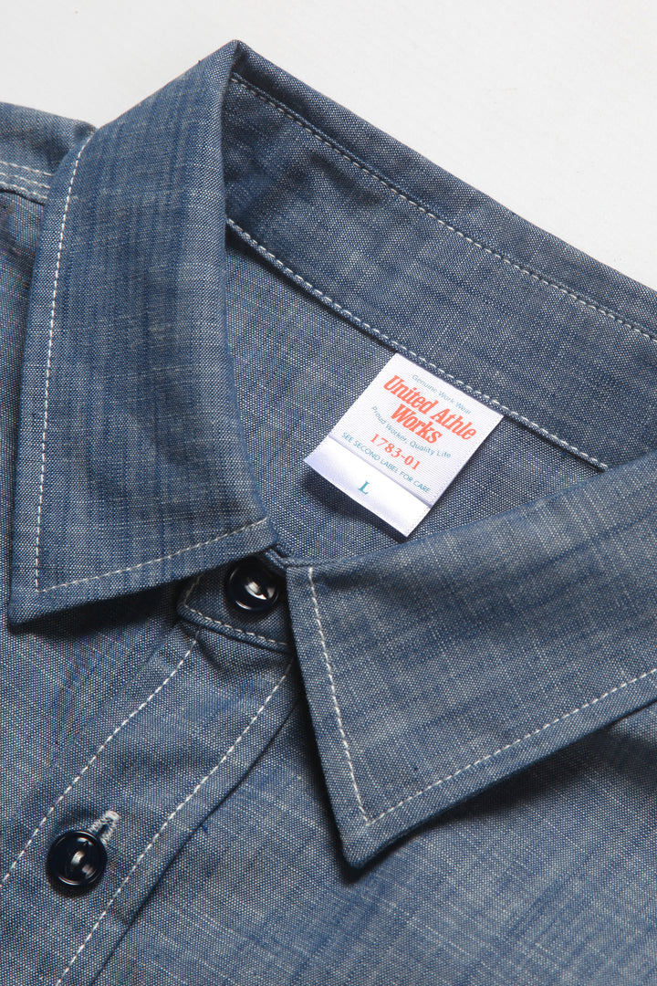 United Athle Works - 1783 Chambray Shirt - Indigo