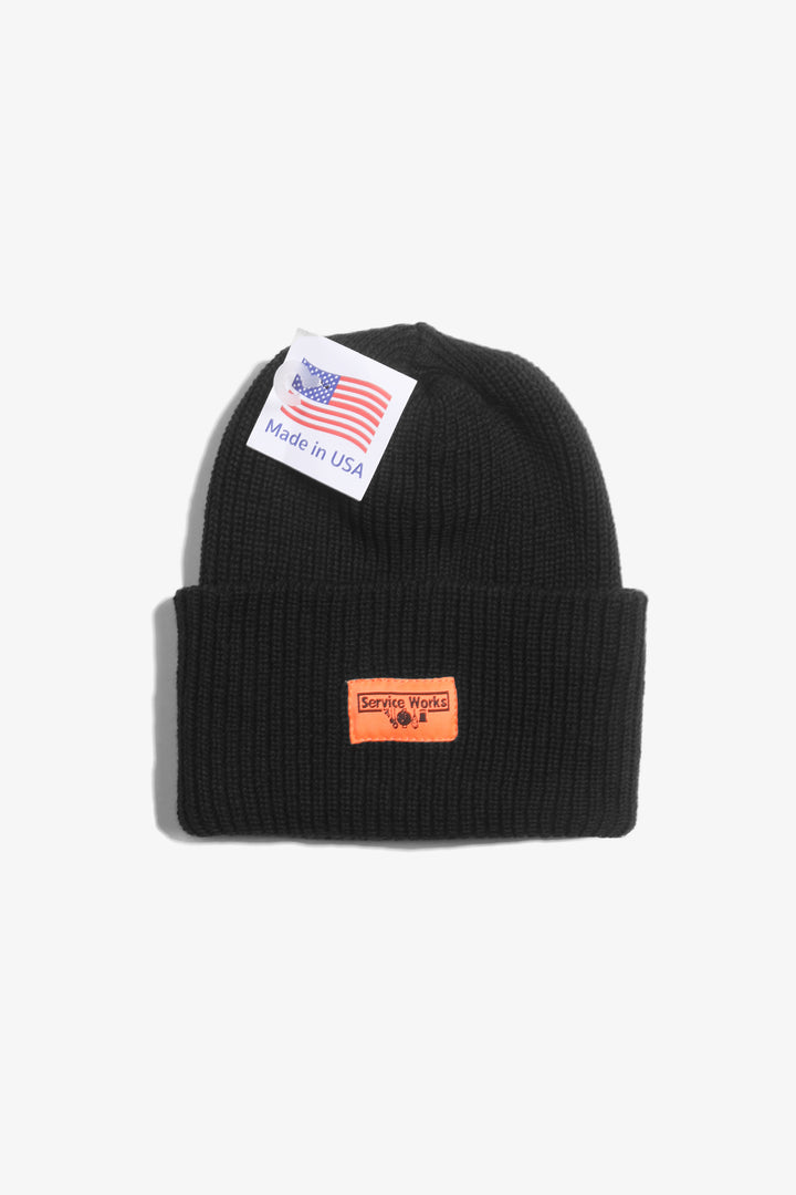 Service Works - Logo Watch Cap - Black