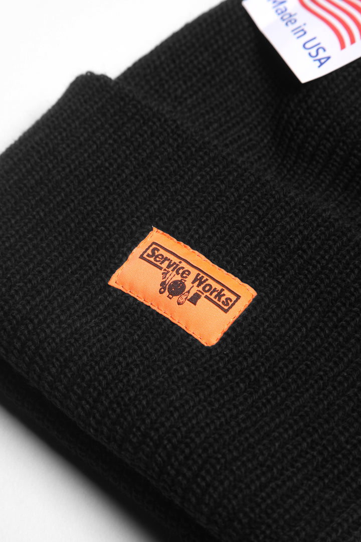 Service Works - Logo Watch Cap - Black