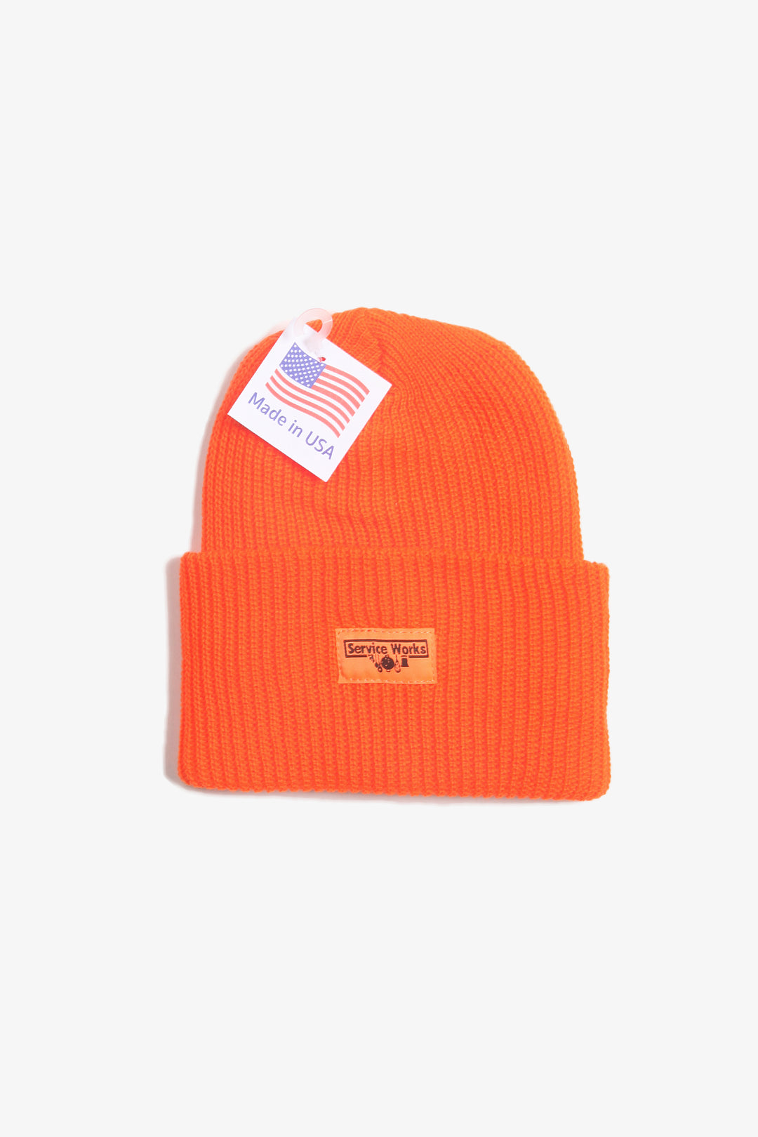 Service Works - Logo Watch Cap - Orange