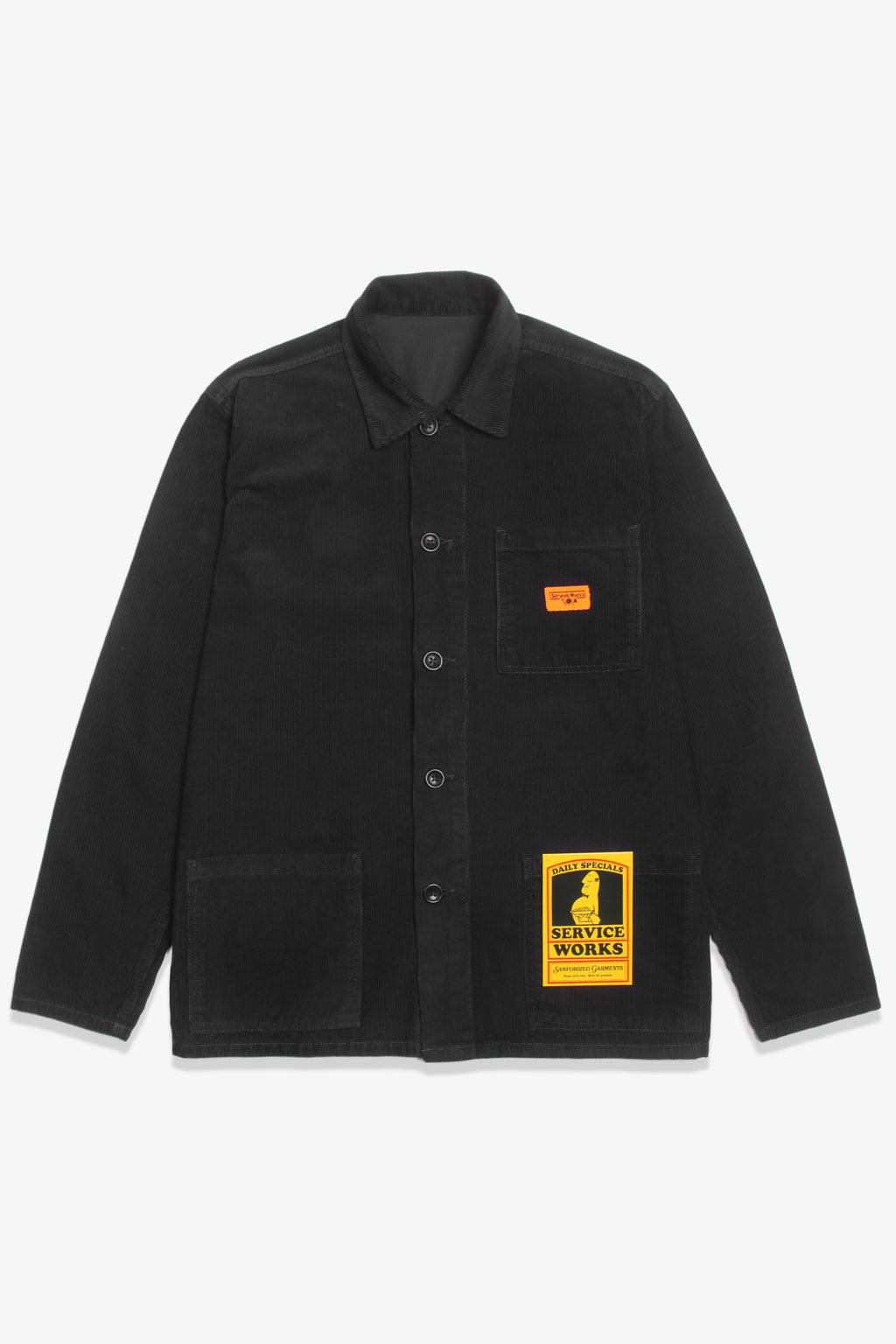 Service Works - Corduroy Coverall Jacket - Black