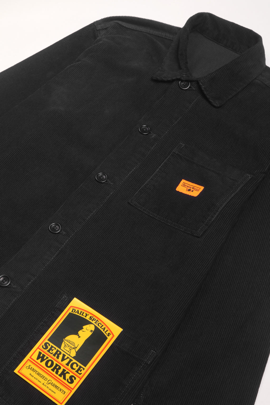 Service Works - Corduroy Coverall Jacket - Black