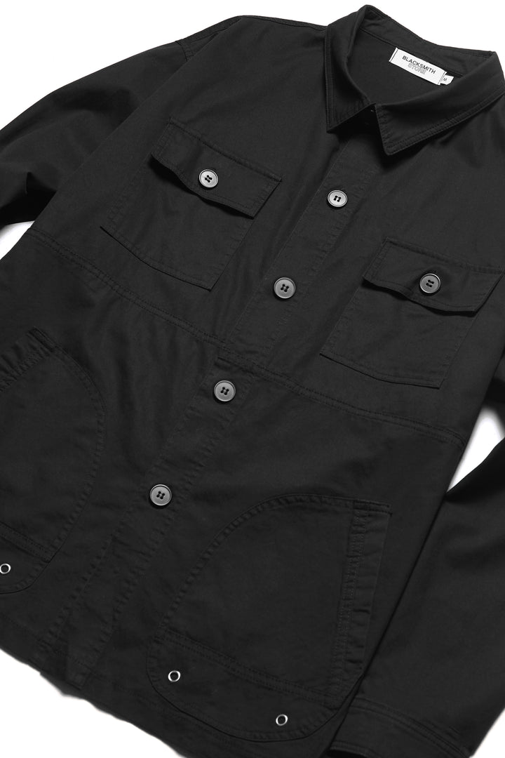 Blacksmith - Safari CPO Overshirt - Black