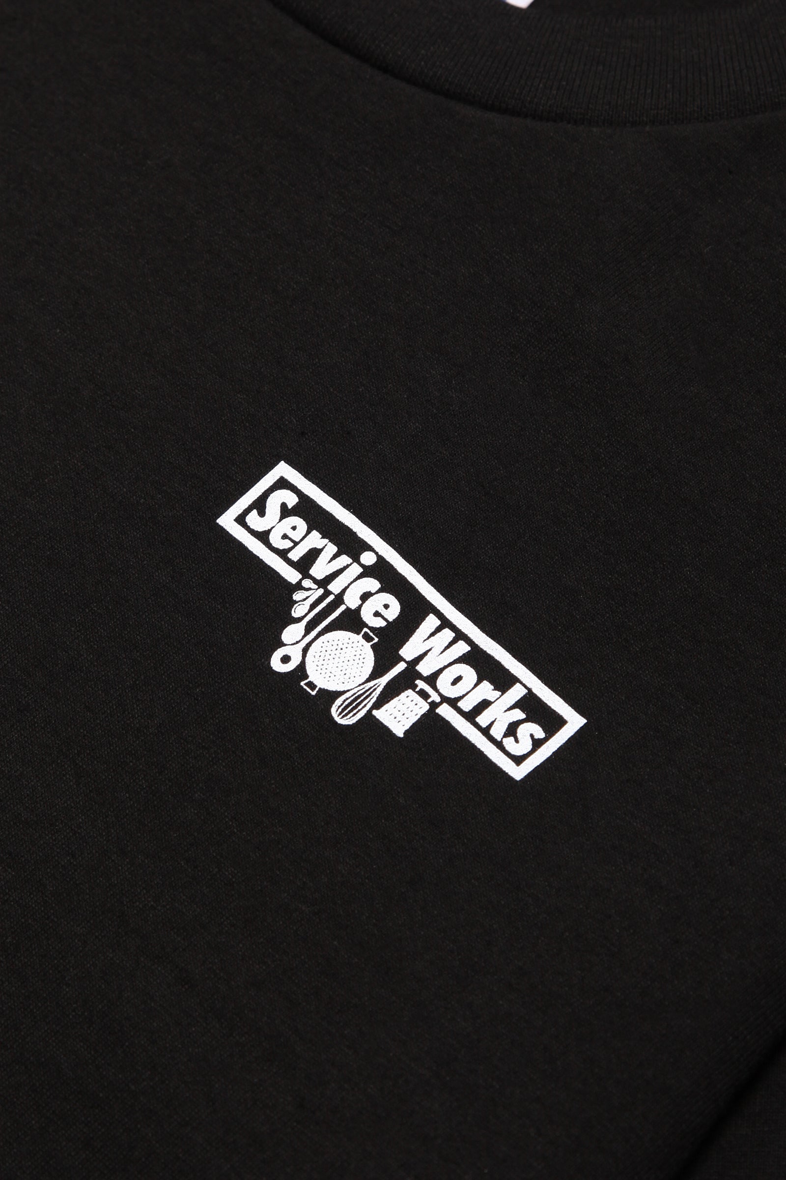 Service Works - Heavyweight Logo Tee - Black