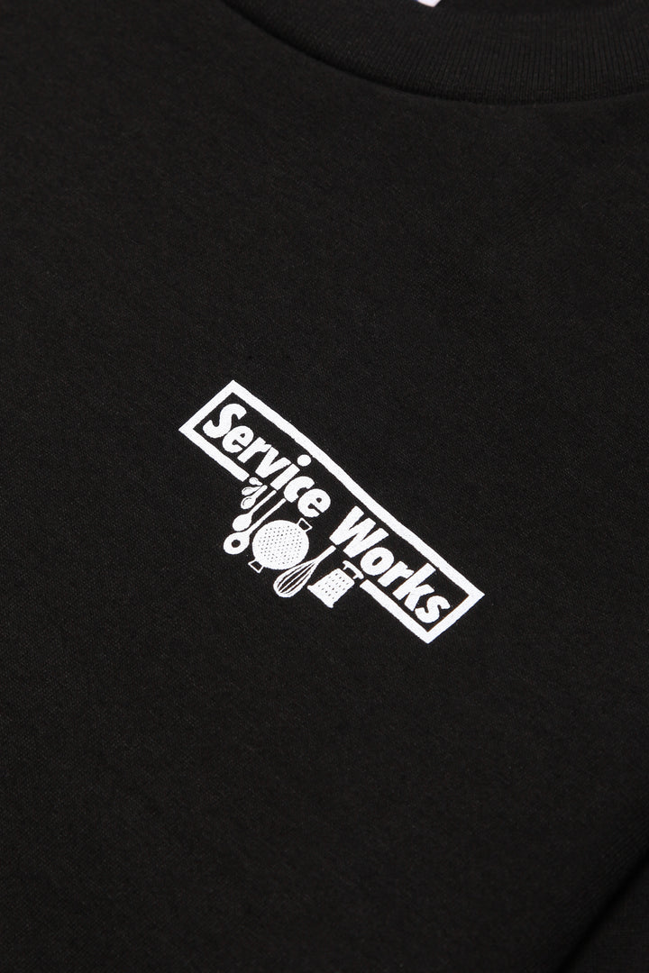 Service Works - Heavyweight Logo Tee - Black