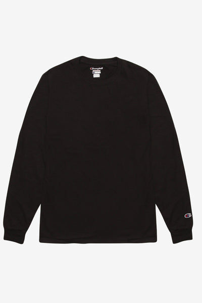 Champion - 6oz Long Sleeve T-Shirt - Black – Blacksmith Store