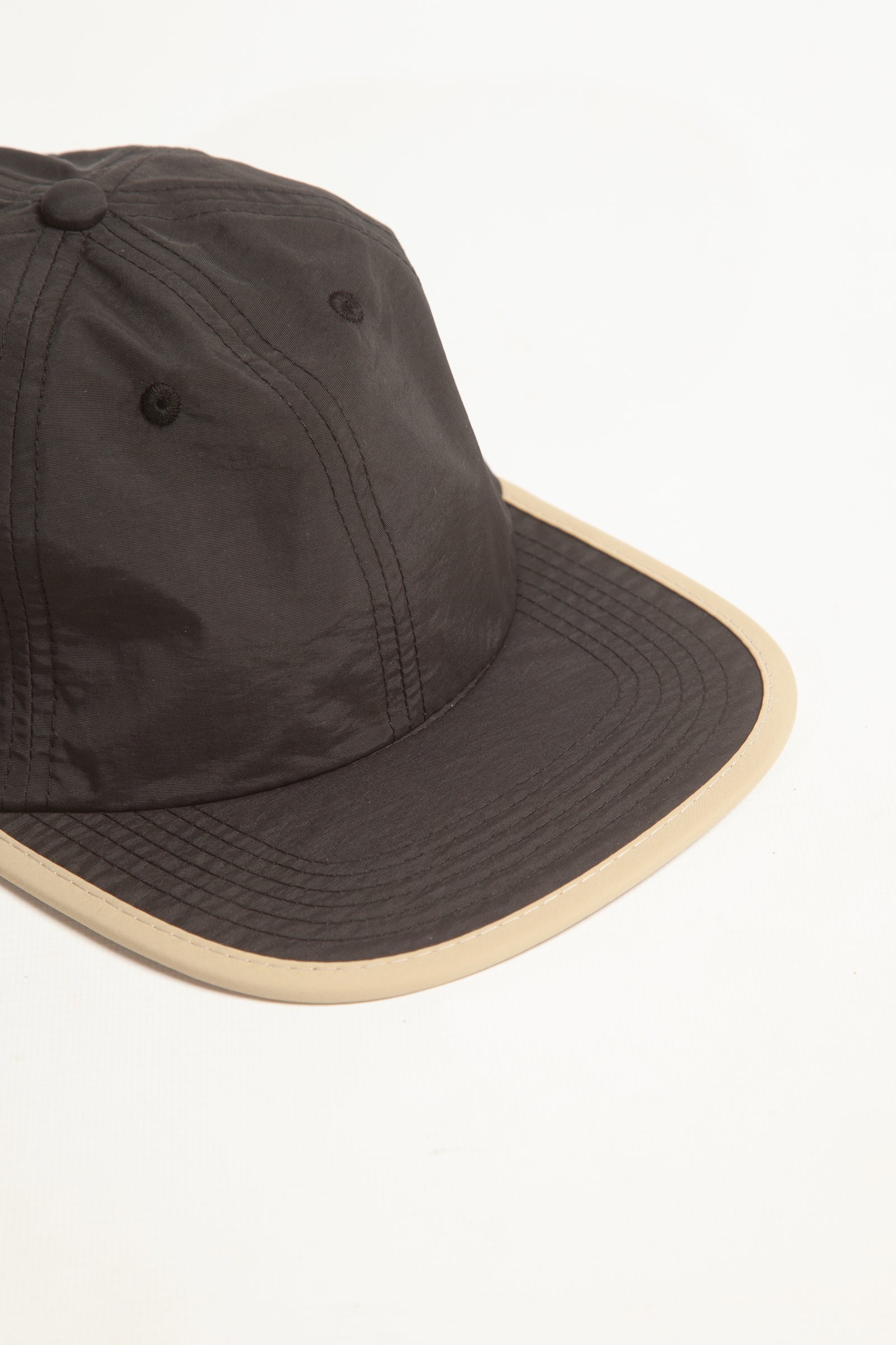 Power House - Perfect Nylon 6-Panel Cap - Black/Beige
