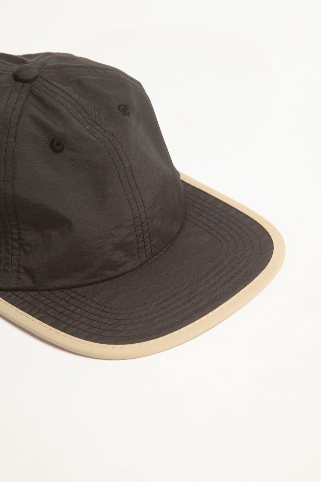 Power House - Perfect Nylon 6-Panel Cap - Black/Beige