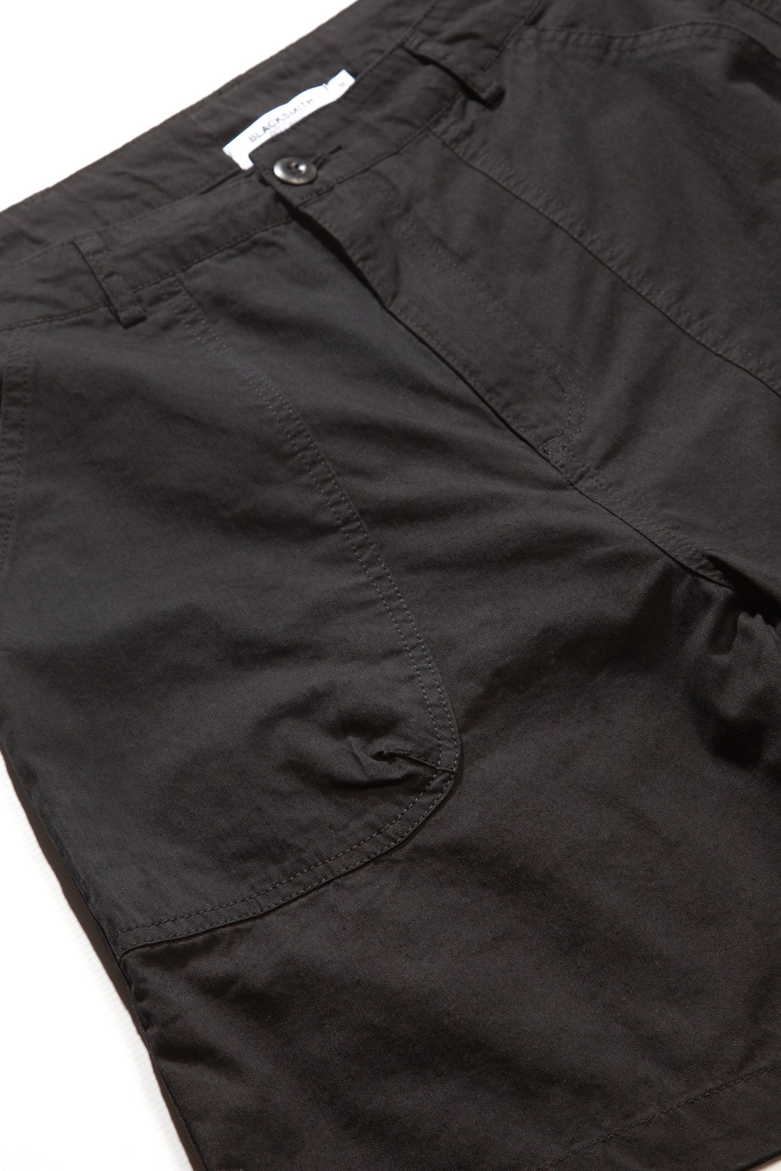 Blacksmith - Sateen Fatigue Shorts - Black