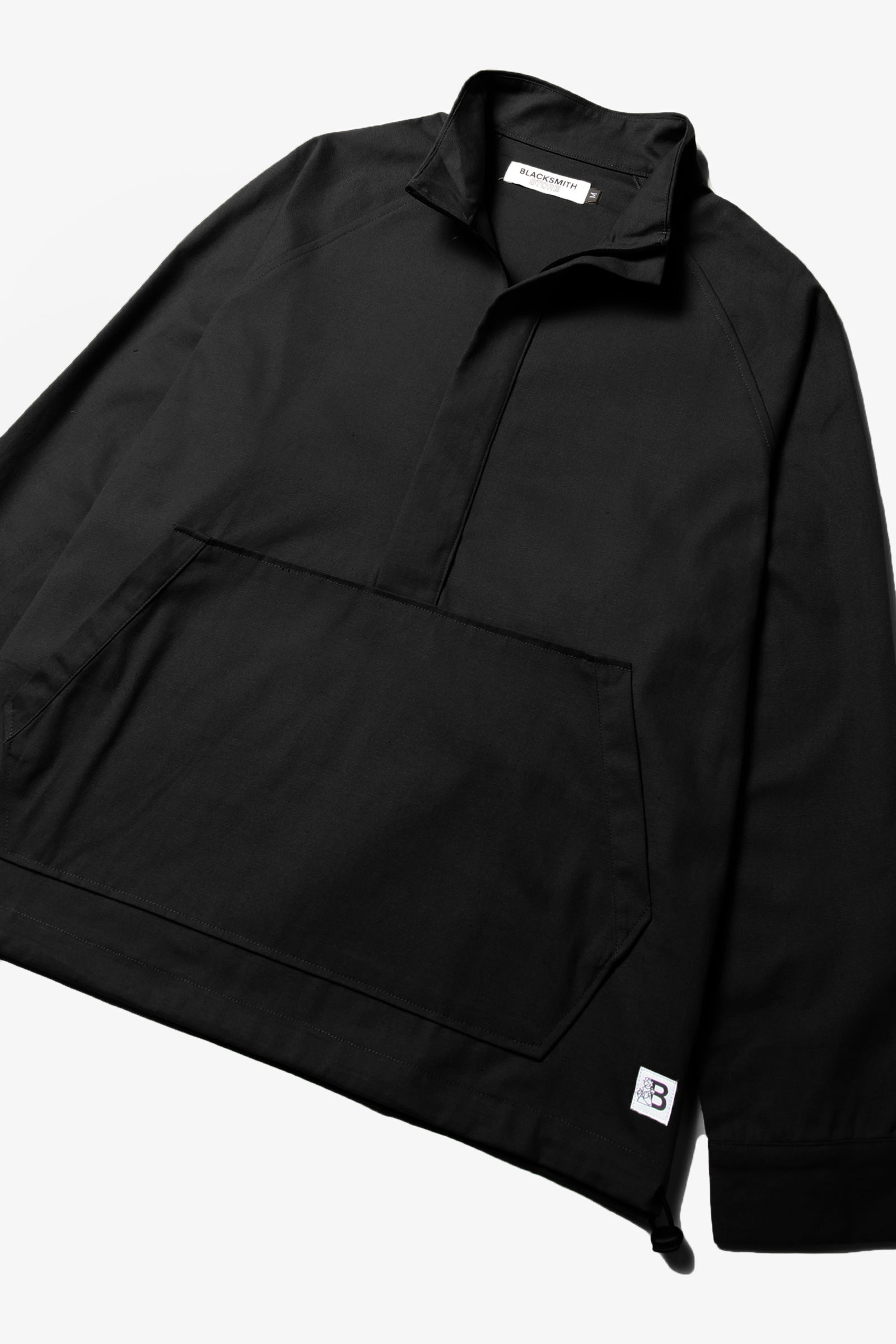 Blacksmith - Popover Wind Shirt - Black
