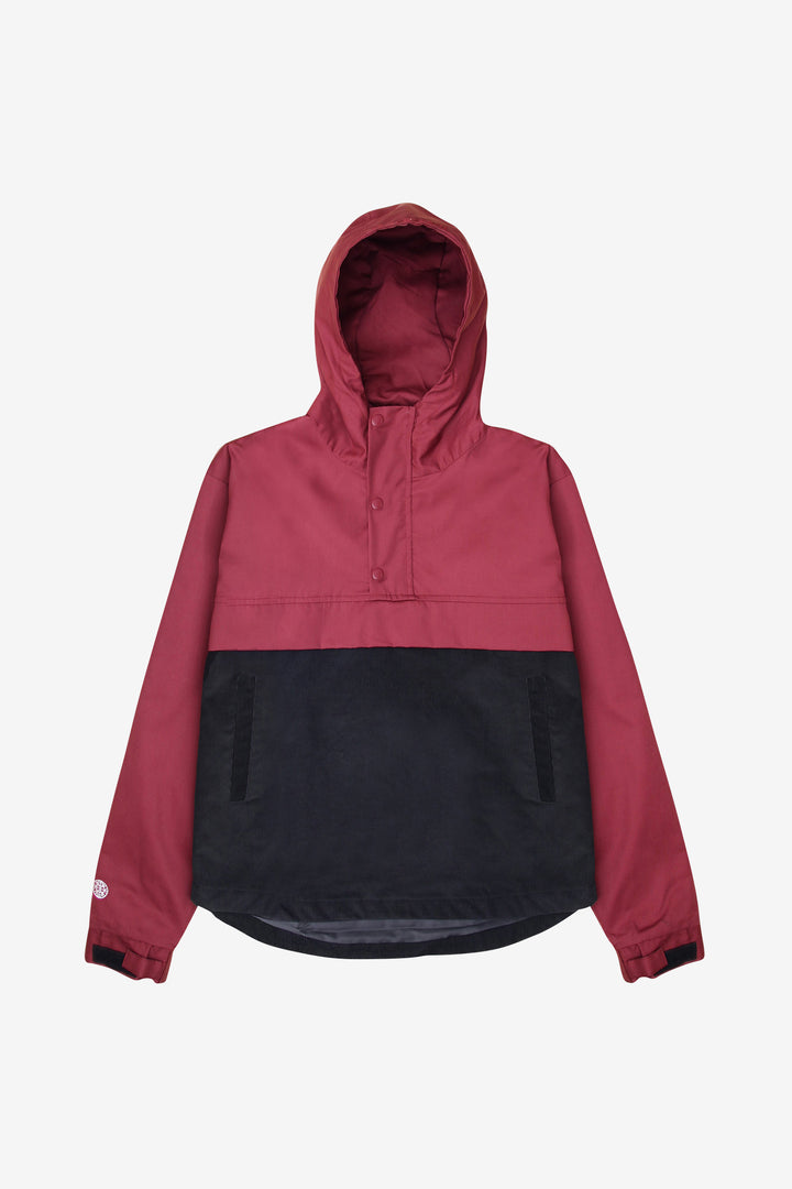 Blacksmith - Two Tone Corduroy/Canvas Pullover - Claret