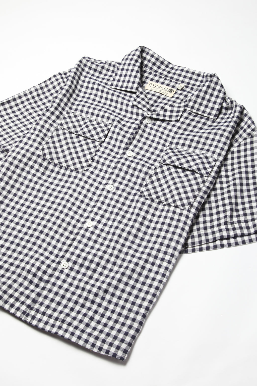 Overall Union - Boxy Short Sleeve Shirt - Gingham