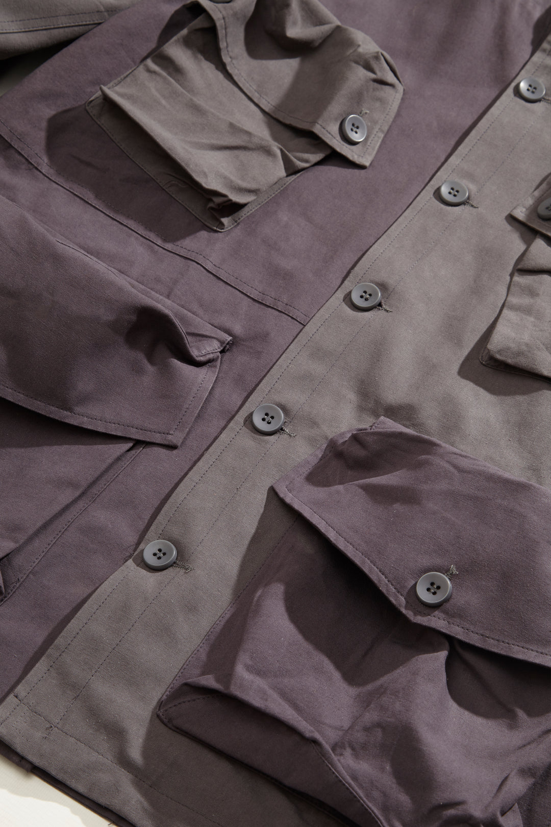 Blacksmith - Contrast Gunner Anorak - Plum/Graphite