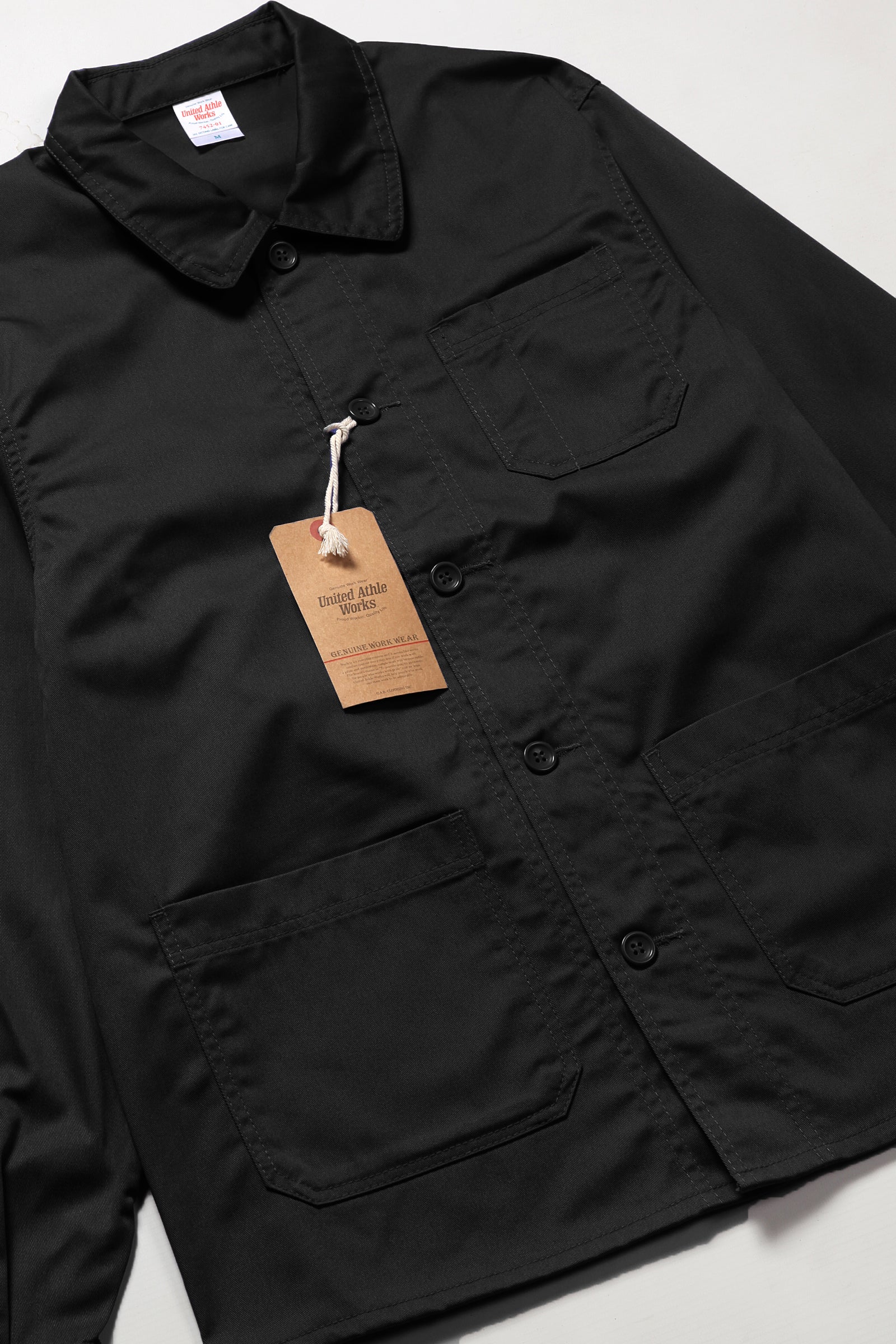 United Athle Works - 7452 Coverall Jacket - Black