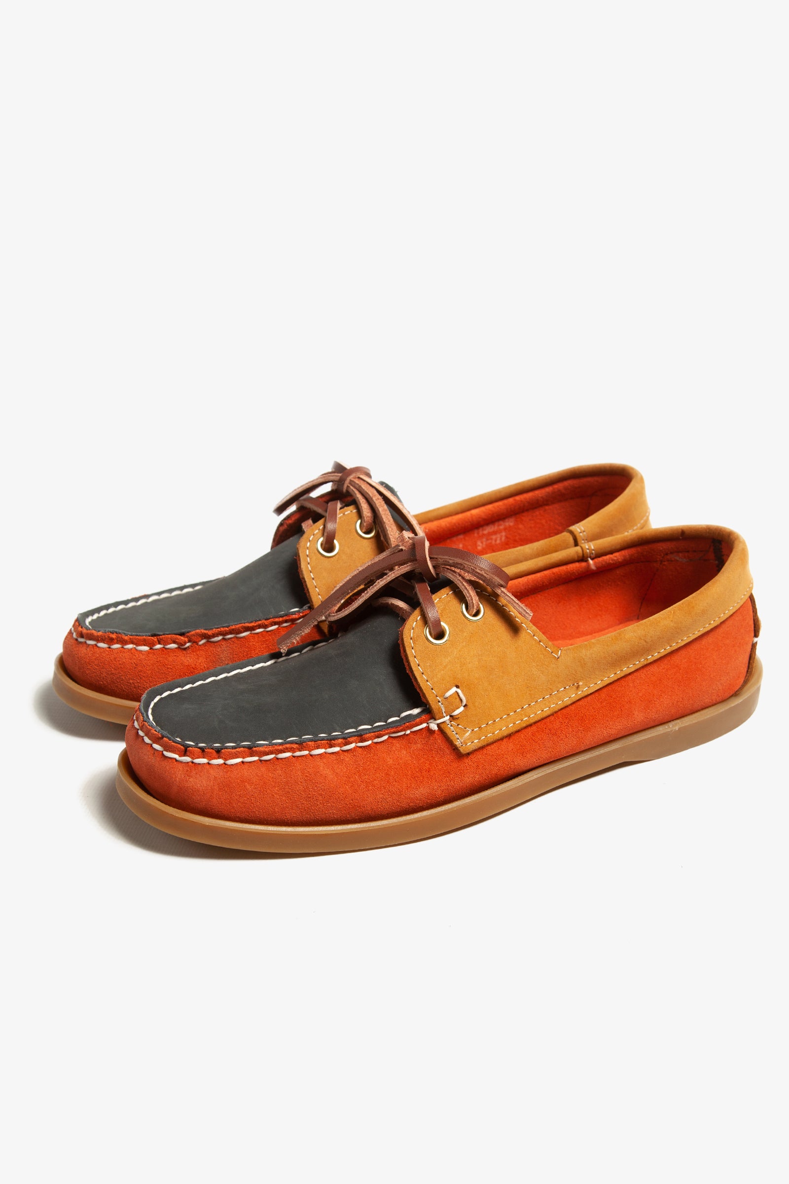 Orange deck shoes outlet