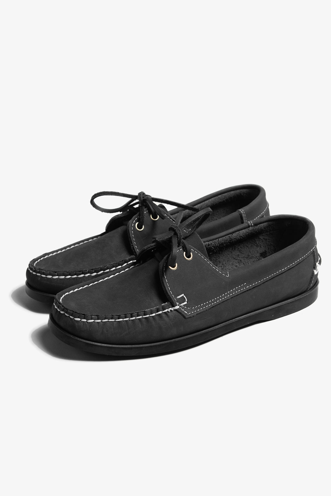 Goodcamp - Deck Loafer Shoes - Black