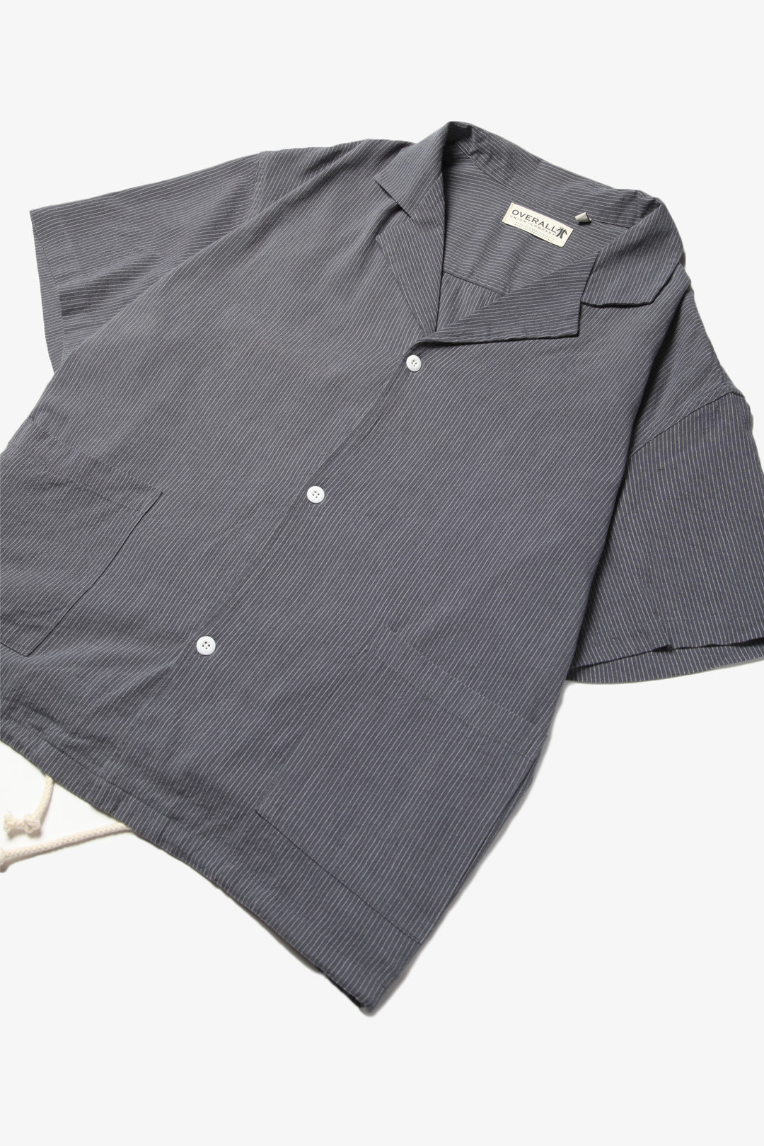 Overall Union - Boxy Short Sleeve Shirt - Dark Grey