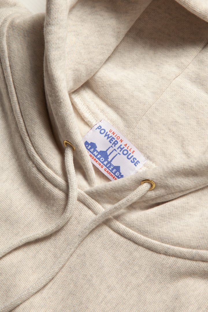 Power Goods - 12oz Hoodie - Ecru Ash