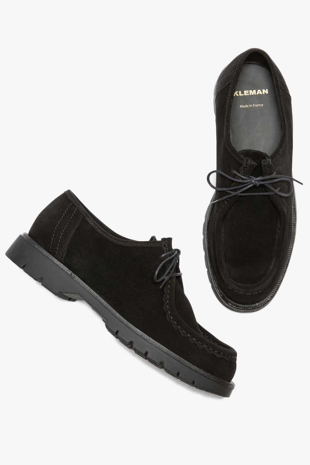 Kleman - Padror Moc Toe Shoe - Noir Suede