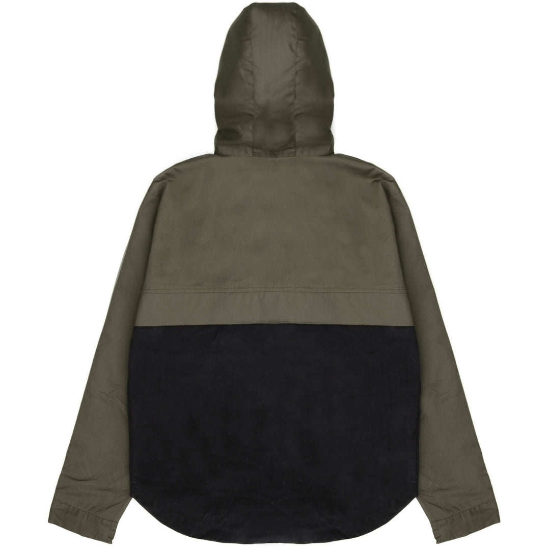 Blacksmith - Two Tone Corduroy/Canvas Pullover - Olive