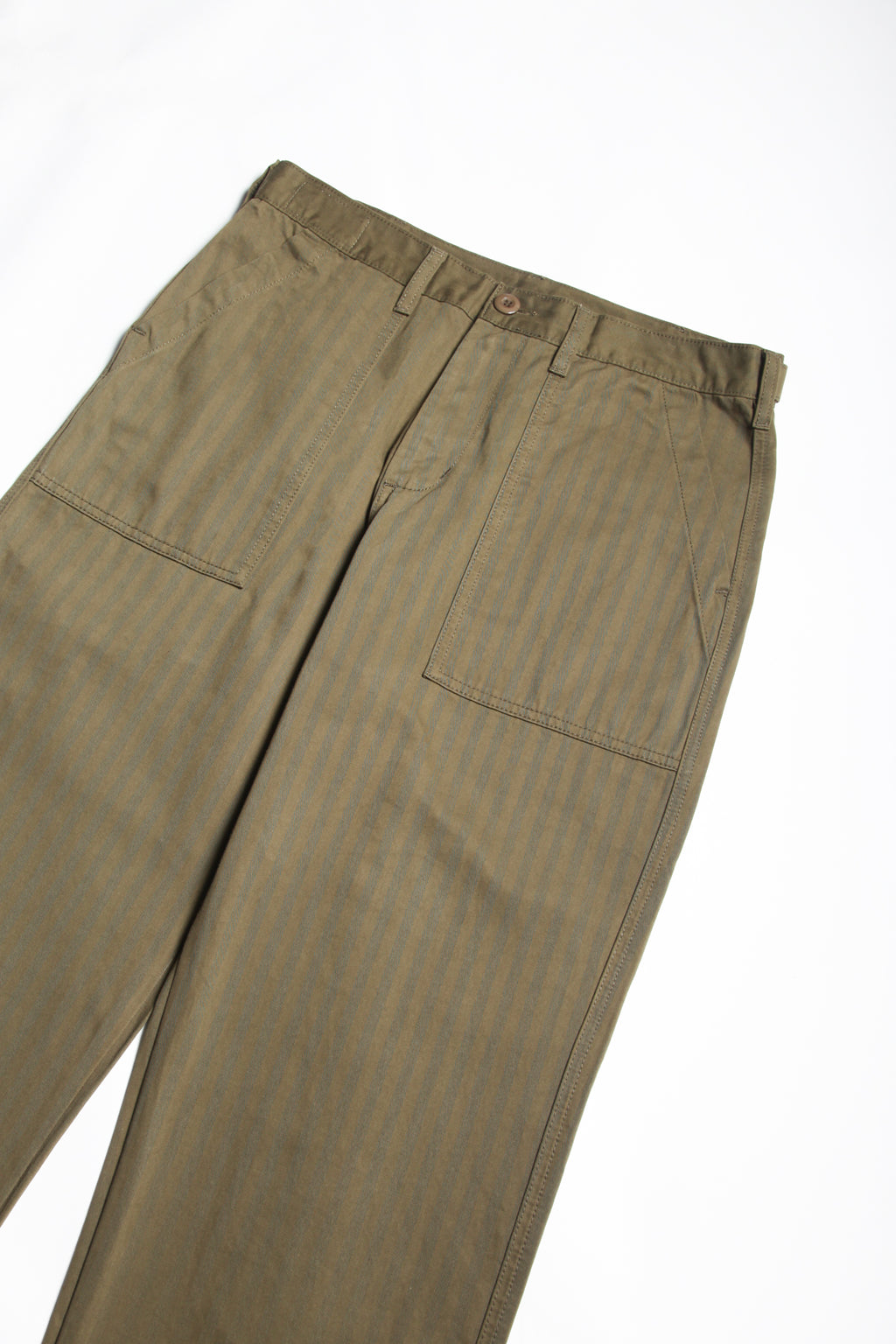 Okonkwo MFG - OG107 Fatigue Pants - Olive Herringbone | Blacksmith Store