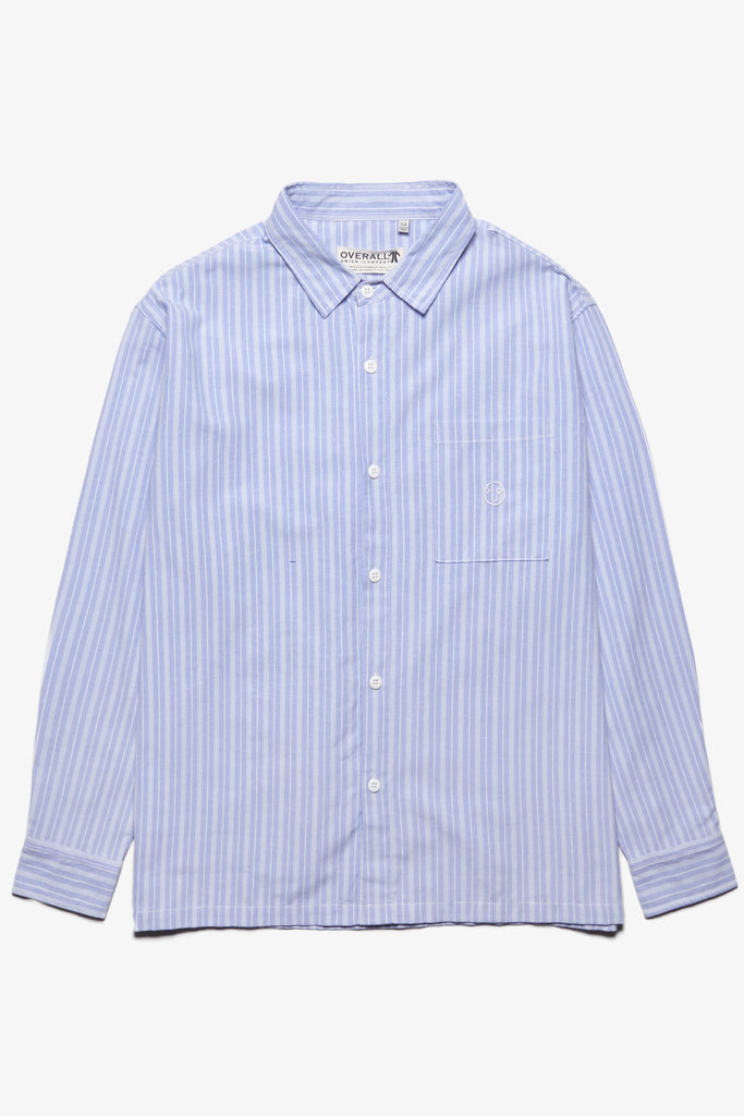 Overall Union - Box Button Down Shirt - Blue