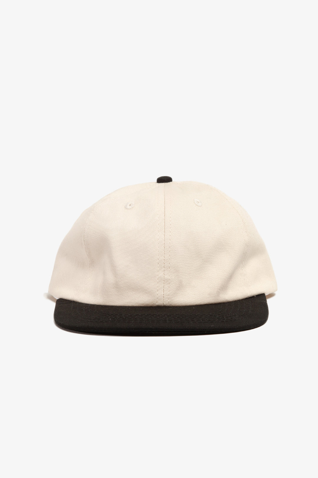 Power Goods - Perfect 6 Panel Cap - Natural/Black