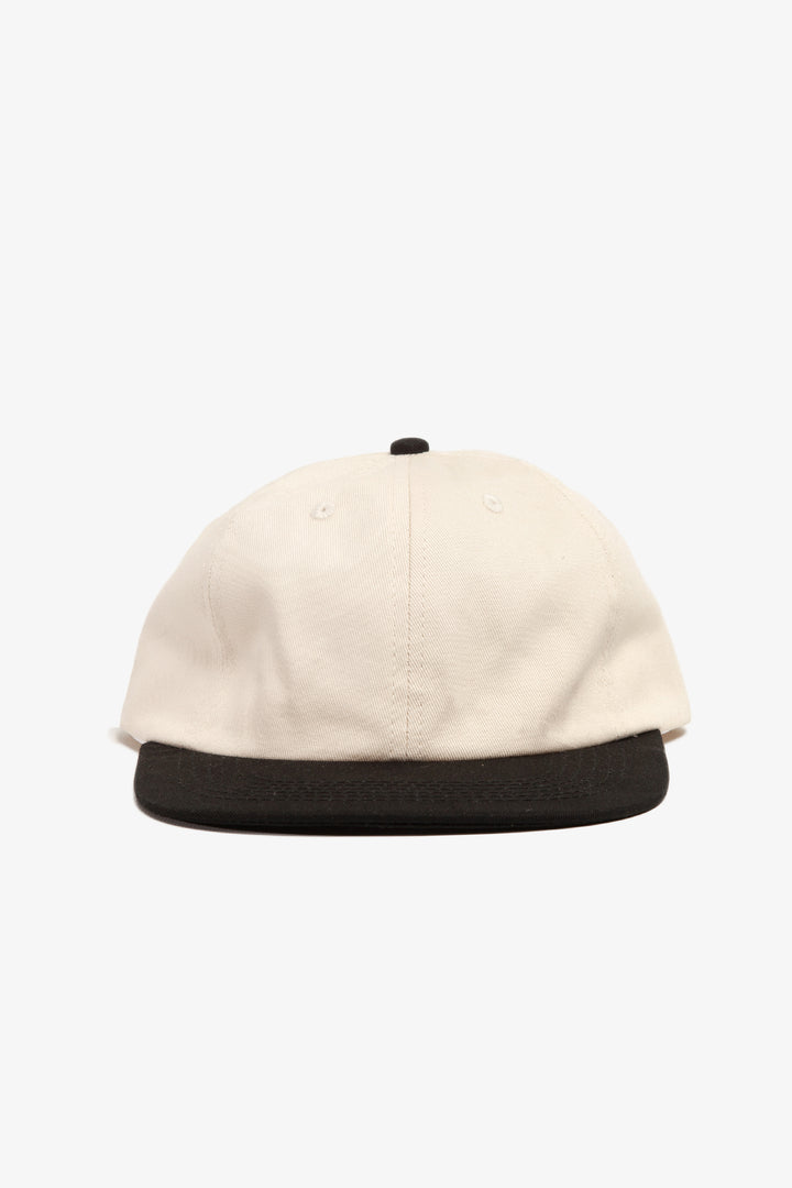 Power Goods - Perfect 6 Panel Cap - Natural/Black