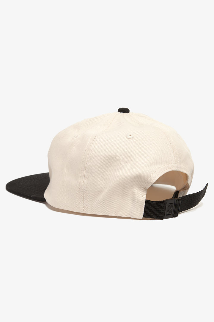 Power Goods - Perfect 6 Panel Cap - Natural/Black