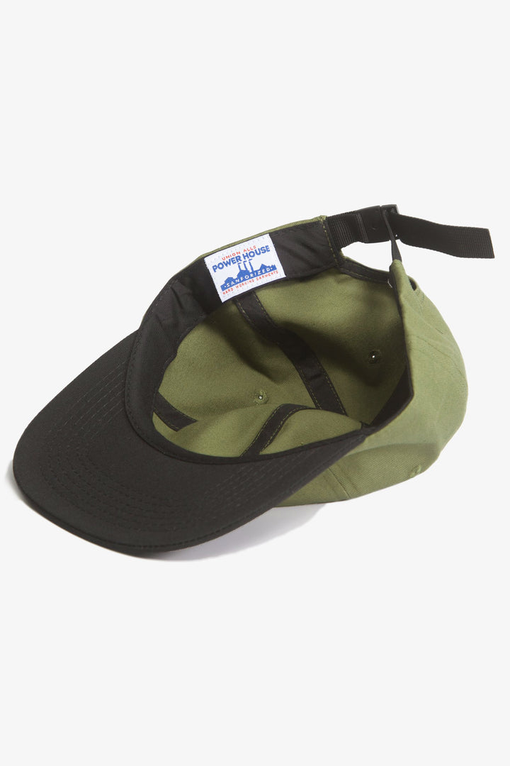 Power Goods - Perfect 6 Panel Cap - Olive/Black