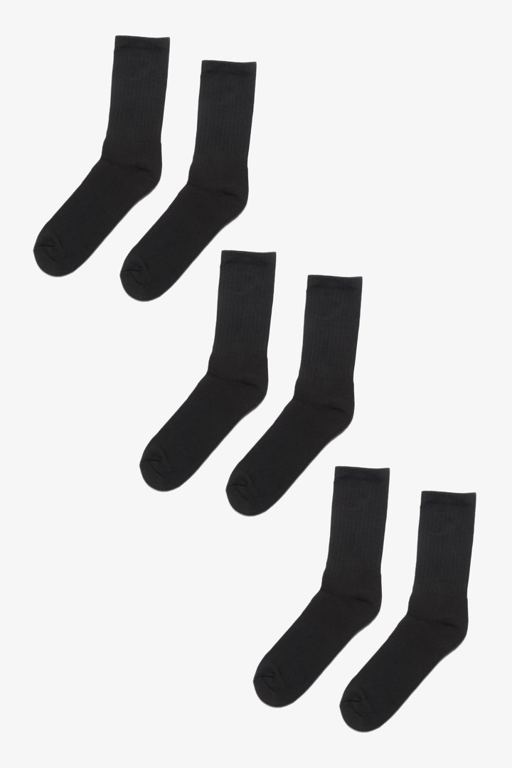 Pro Club - Heavyweight Crew Socks - 3 Pack - Black