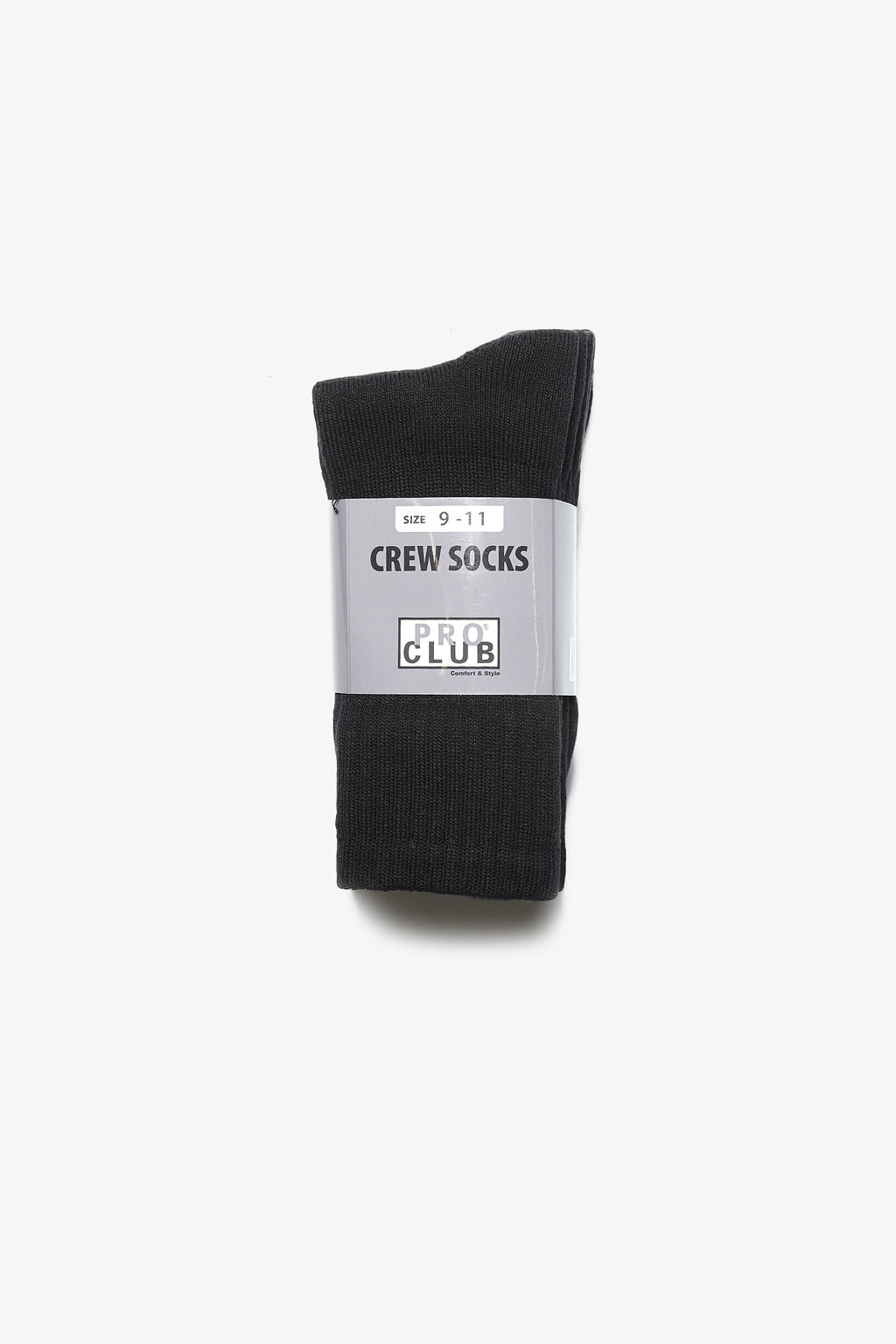 Pro Club - Heavyweight Crew Socks - 3 Pack - Black