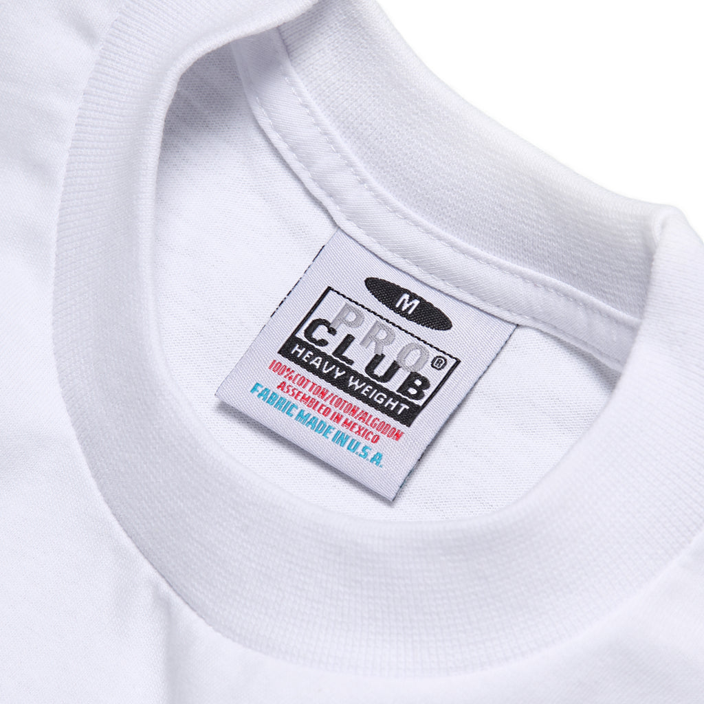 Pro Club - Heavyweight Long Sleeve T-Shirt - White