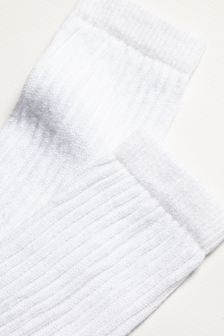 Railroad Sock - 8 Pack Crew Socks - White