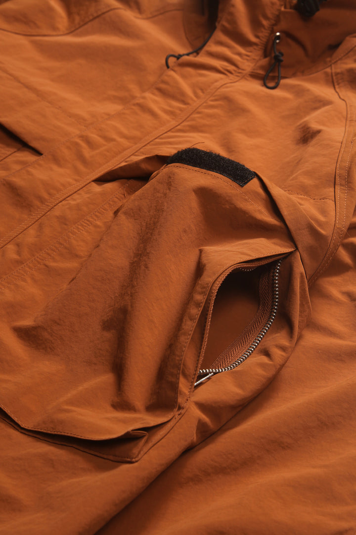 Blacksmith - Lightweight Nylon Angling Parka - Rust