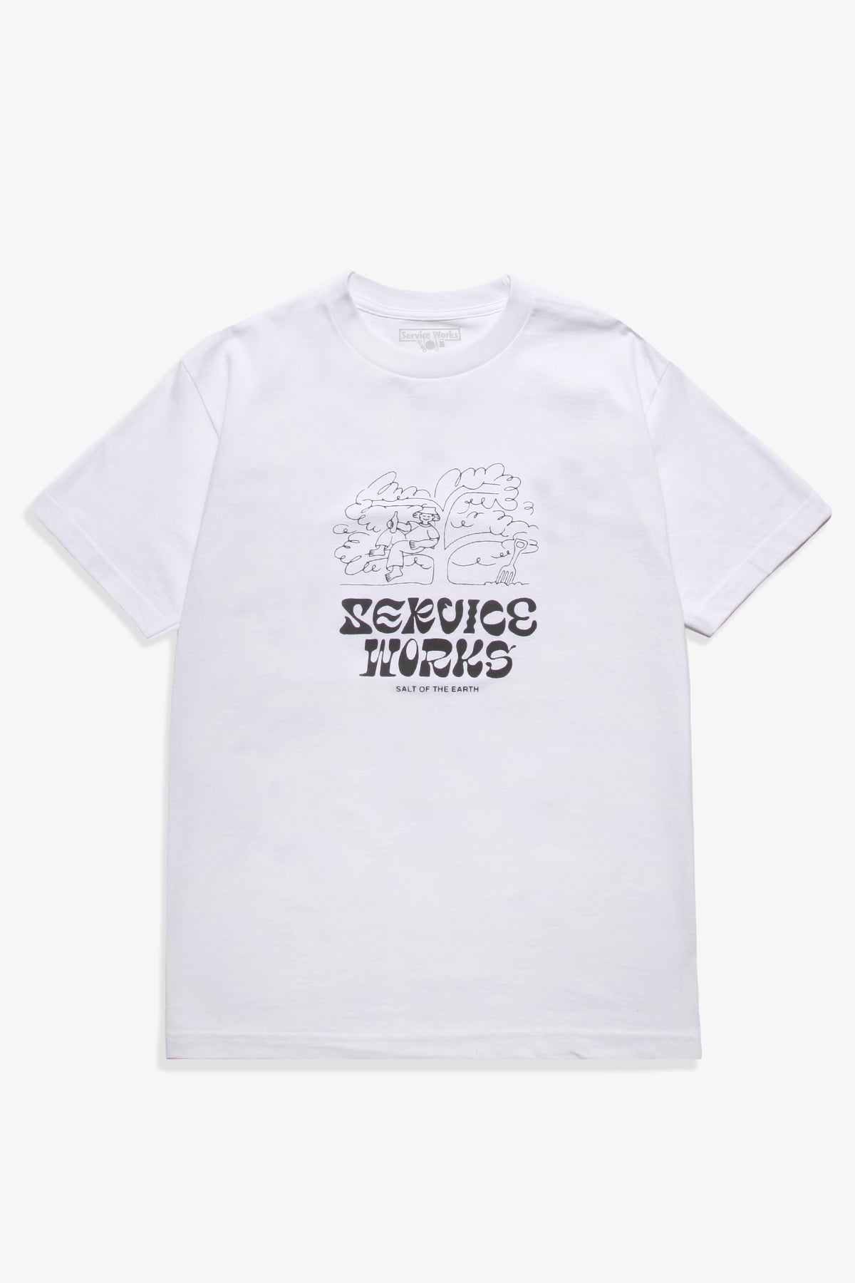 Service Works - Salt of the Earth Tee - White